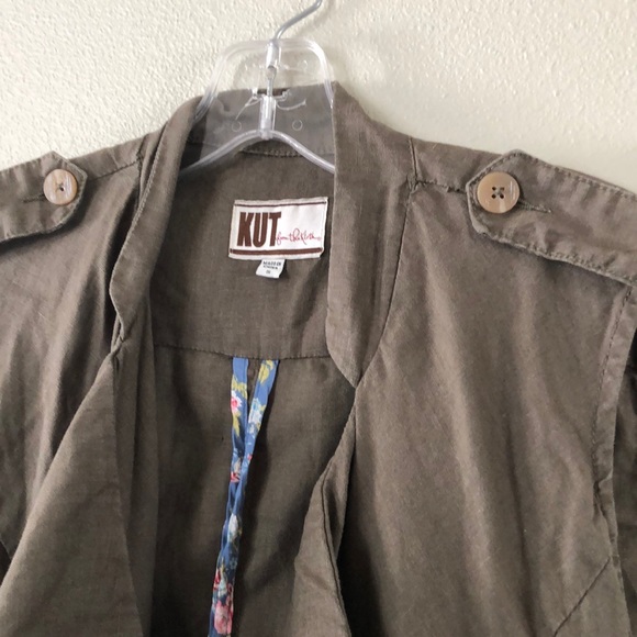 Kut from the Kloth army green vest - Picture 2 of 4